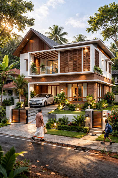 That magic moment when the lights come on and the day settles in. Architecture is at its best when it plays with light, shadow, and nature. This home was designed to glow, inside and out.
.
.

 #HouseConstruction  #Residentialprojects  #commercialprojects  #Buildingconstruction  #CivilEngineer  #Contractor  #constructioncompany  #buildersinthrissur  #Designs  #projectmanagement  #buildersinkerala  #buildingdrawings  #turnkeyProjects  #InteriorDesigner  #Architectural&Interior  #structural  #renovations  #qualityconstruction  #workmanship  #buildersinkerala  #buildersinthrissur  #buildingpermits