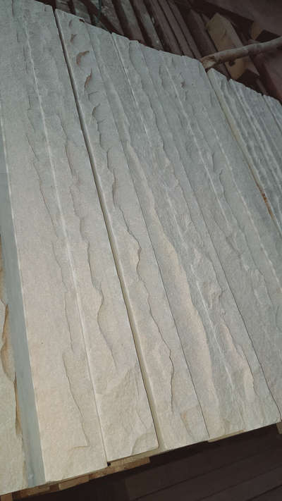 ravina white natural stone for pillar cover