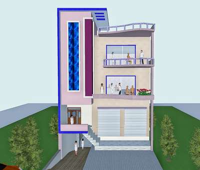 4BHK front elevation