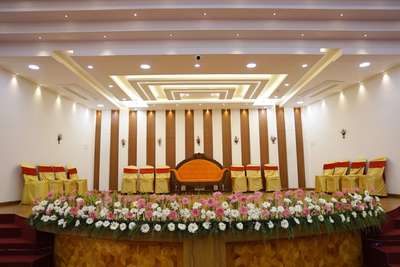 Interior design and Execution Done by Al manahal Builders and Developers Neyyattinkara, Tvm 
Main stage of Manipanthal Convention centre Tvm Maryapuram

 #FalseCeiling #InteriorDesigner #interiorwork #interiorworktvm #almanahalbuilders