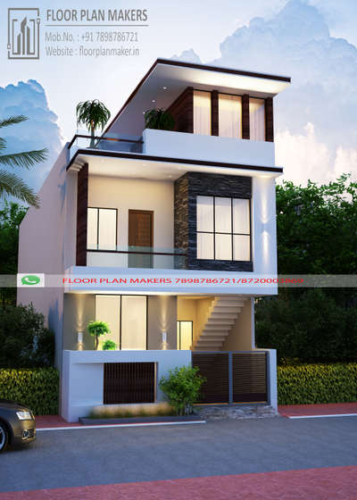 3p foot elevation design by floor plan makers.
call on 7898786721 #ElevationHome  #ElevationDesign  #Architect  #CivilEngineer  #intetiordesign