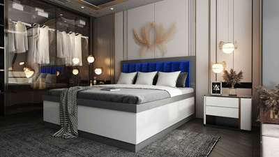 luxury bed design 
6'x6'