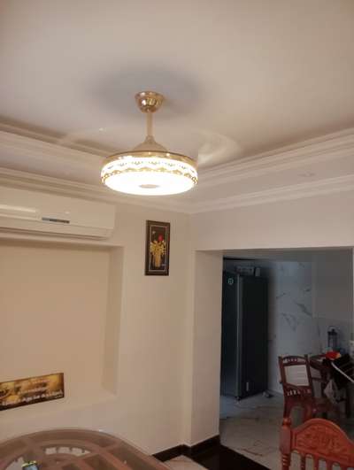 #fan with light and speker  #
