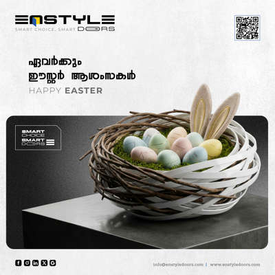 𝗛 𝗔 𝗣 𝗣 𝗬   𝗘 𝗔 𝗦 𝗧 𝗘 𝗥 🐰

ഏവർക്കും ഈസ്റ്റർ ആശംസകൾ 🥚

#enstyledoors #pavaratty #thrissur #kerala

#happyeaster #happy #easter #easterbasket #easteregg #easterdecor #easterbunny #handmade #eastersunday #family #holiday #love