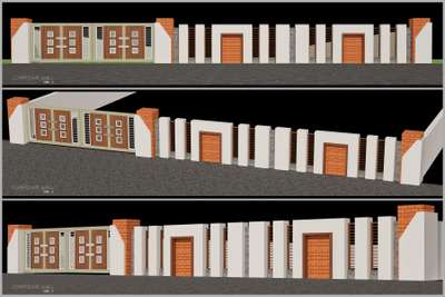 COMPOUND WALL #3d
