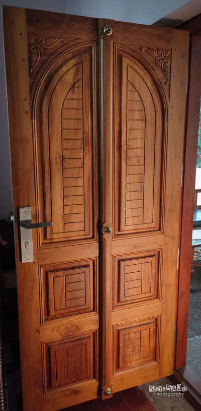 teak door