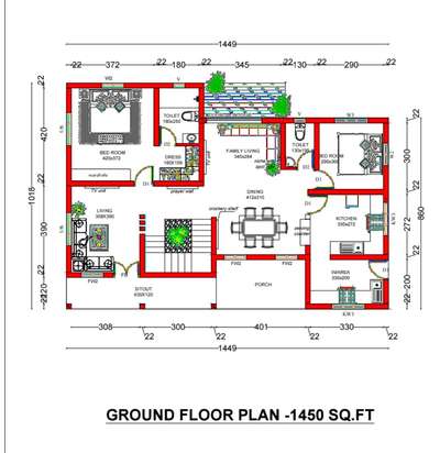 #2 bed room Ground floor plan  #KeralaStyleHouse  #keralahomesbuilders #keralahomesdesign #keralaconstructions 
contact-7012283835,7736592871