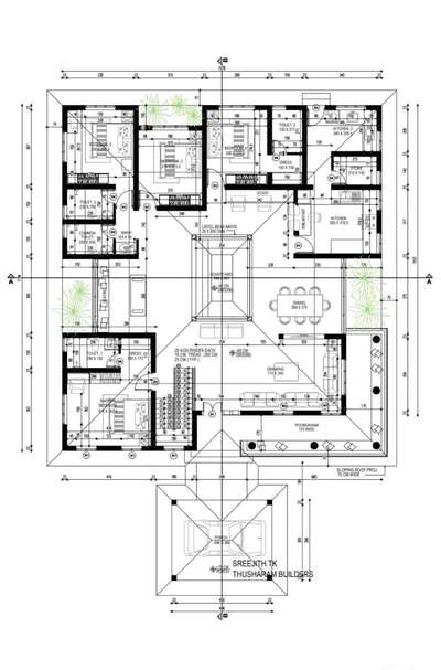 4 bhk Nalukettu.