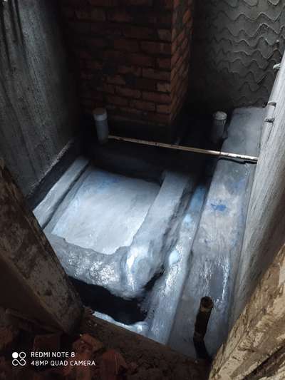 Bathroom  base waterproofing