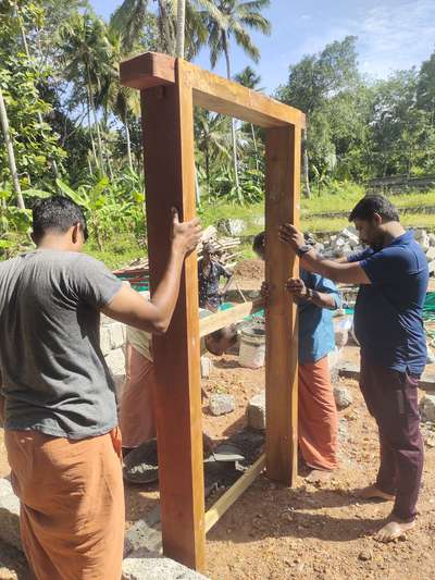 Door Frame fixing Ceremony 
Al manahal Builders and Developers Neyyattinkara, Tvm 

We build your dream Home or residential building with premium quality 
Call 7025569477

#almanahaltrivandrum 
#buildersinkerala 
#premiumquality 
#Civilengineerstvm