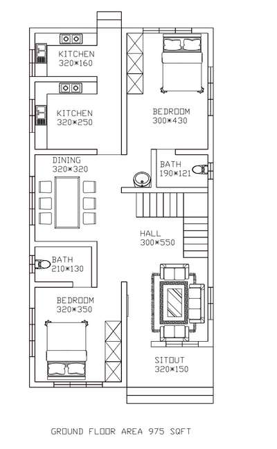 3 bedroom home plan for a narrow plot.
#3BHKPlans #3BHKHouse #budgethomes