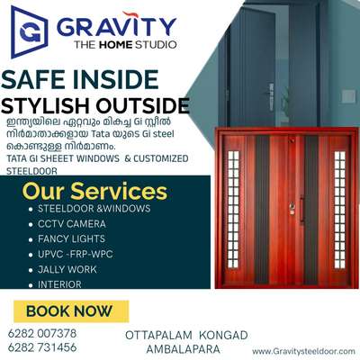 #steeldoor  #WindowsIdeas  #SteelWindows  #steeldoorglass  #steeldoorsWithWOODENFINISH  #cctvcamera  #fancylights  #upvc  #FRPDOOR  #wpcdoor