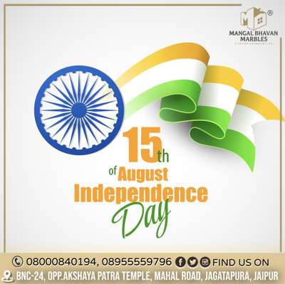 Happy independence day from Mangal Bhavan Marbles