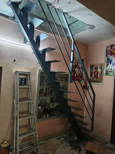 #modernstaircase #singlebeam