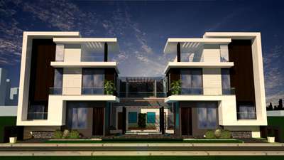 #Arc.consultant&Construction #Twinbanglow
#HouseDesigns #HouseConstruction
 #elevelevaelevadesignindore
#Indore