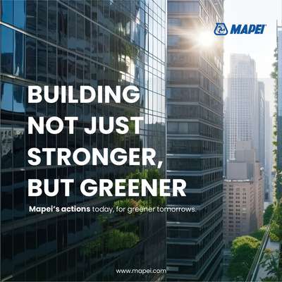 The world is on the cusp of change, and we all get to decide which colour the change heralds- green of nature or an arid grey. At Mapei, the idea has always been to help create a verdant future, with eco-friendly products and a focus on offsetting CO2 emissions. Because together, we can build stronger and greener.

#mapei #keralaarchitectures #greenfuture #betterfuture #ecofriendly #greenearth  #environmentalsustainability