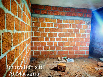 Renovation site at Mattanur. 
Ground floor masonry work 
#HouseRenovation #RenovationProject #RenovationProject #HouseConstruction #constructionsite #working@kannur #Kannur #constructioncompany #kerala_constructions #destinydrivebuilder #ddb #homerenovationideas