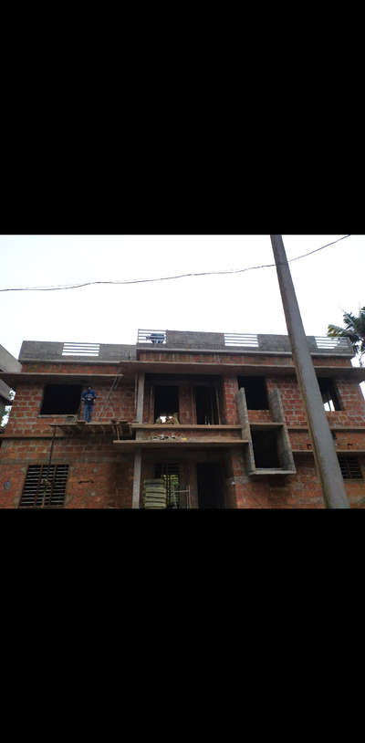 Ongoing residential project for Mr.Raveendran at Nadakavu, Thripunithura.