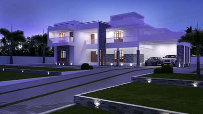 4500 Sqft Villa at Pathanamthitta