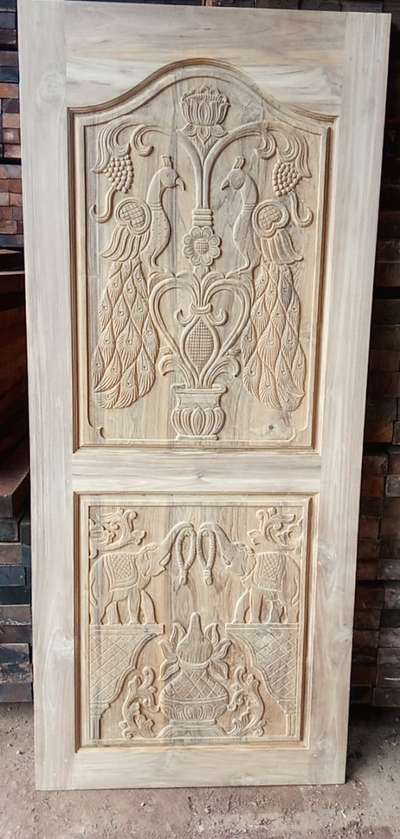 Teak door