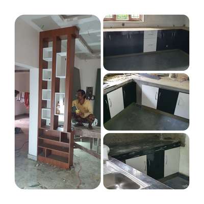 Interior work in progress at Thiruvalla