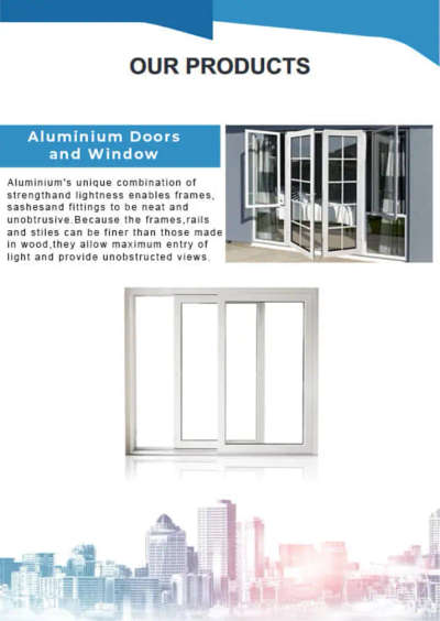For UPVC Aluminium Doors & Windows For Contact SJLP International jagatpura Jaipur