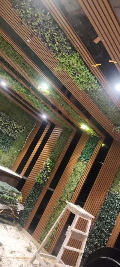 GREEN WALL + WPC PANNEL 






 #greenwalls  #WoodenFlooring  #wpclouvers  #grass  #Architect  #InteriorDesigner  #cafedesign  #hotels  #jaipurblog  #jaipurfoodblogger