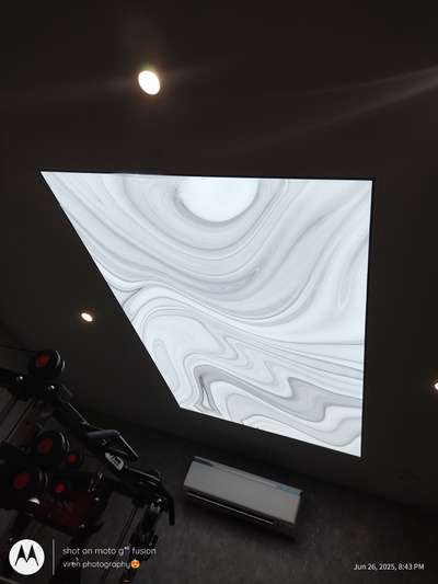 gym stretch ceiling pan India installation nd material supply