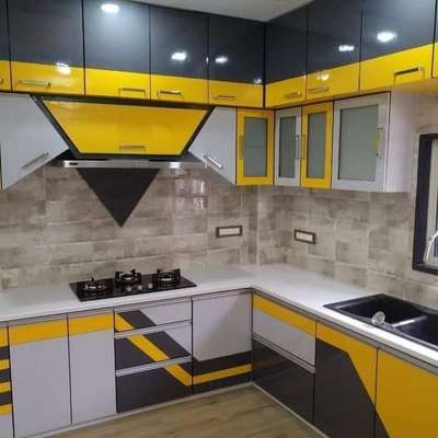 मॉडल किचन ka interior design ka kam karana 
ct no 7454997545