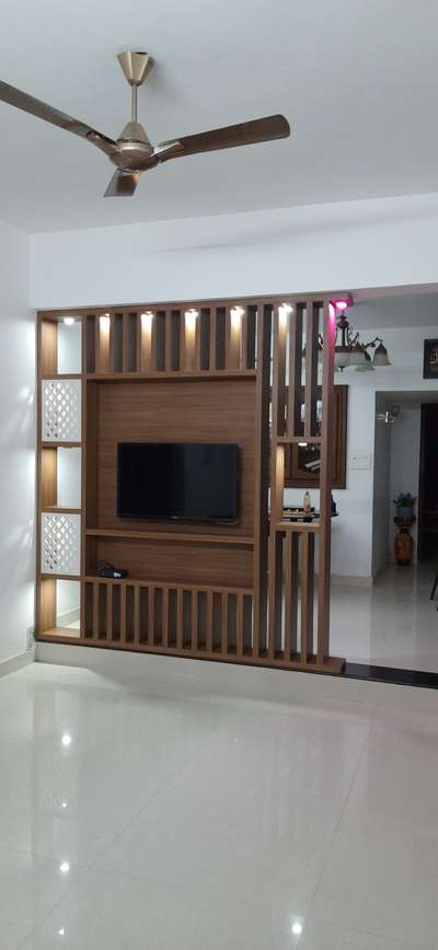 tv unit whith dianig aria partition site tvm kowdiyar