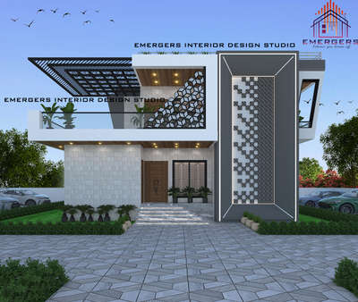 RESIDENCE IN NAGAUR
NORTH FACING (40'-0" X 30'-0")
Duplex (4BHK)
 #moderndesign #ElevationDesign #DuplexHouse