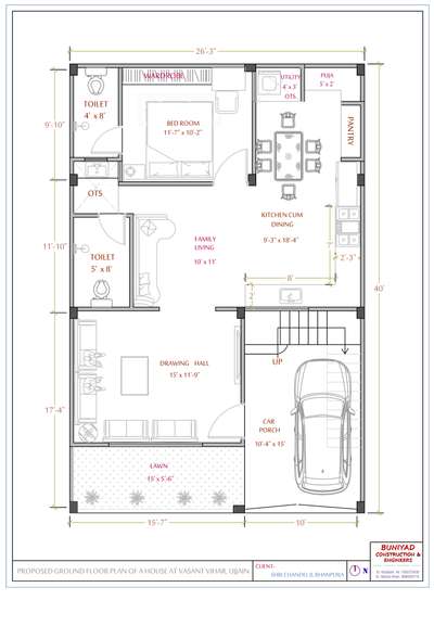 Planning and designing by us and construction is going to start.