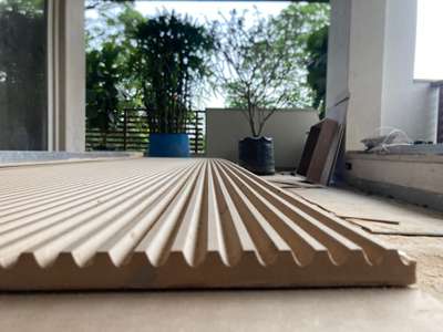 FLUTED MDF PANEL
Providing, making and fixing
Rate 1750sqft Paintand Gst charges extra