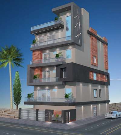 #stilt+4exteriordesign  #delhielevation
 #frontElevation  #modernelevation
 #frontfacade
 #topelevation
 #ContemporaryHouse