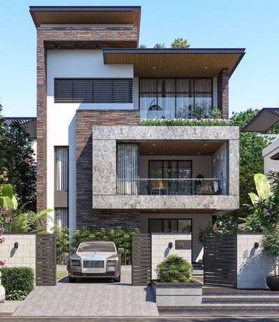 exterior facade design for 45'
.
.
One of our new residential project with 45' width front.
.
#residentialprojectatmehraulli #residentialinteriordesign #resort@thusharagiri #2BHKPlans #35LakhHouse #3000sqftHouse