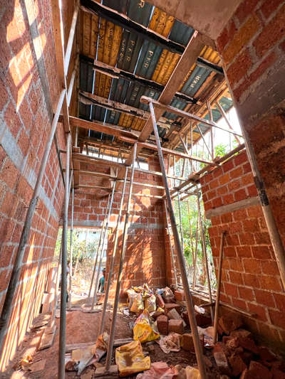 SITE stories  #props  #Brickwork #WindowsIdeas #naturallight #LivingroomDesigns #keralahomestyle #architecturedesigns #shuttering  #