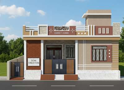 House Elevation Design 
#HouseDesigns  #exterior_Work  #exteriors #houseelevation  #modernhouse  #frontElevation  #parapettwork