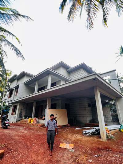 On going sites  #HouseConstruction  #Architect  #Architectural&Interior  #InteriorDesigner  #FloorPlans  #KeralaStyleHouse  #keralastyle