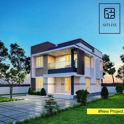#Residential Project
#doublestory 
#two-story 
#ContemporaryHouse 
#moderndesign 
#3dview 
 #3BHKHouse 
Area -1464 Sqft
Location: Mankara . Palakkad