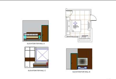room plan and elevations