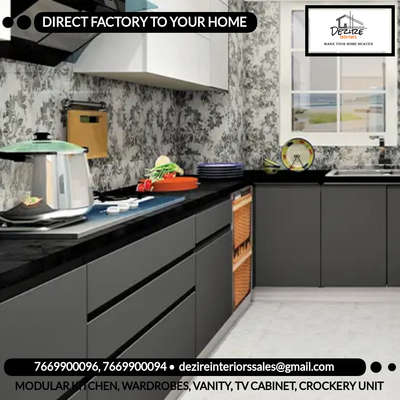 #ClosedKitchen  #LShapeKitchen  #ModularKitchen 
Modular kitchen design 
High Quality factory finish 
Contact .7669900096