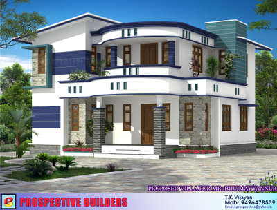 COMPLETED PROJECT AT MAYYANNUR. #HOUSEDESIGNS  #PROSPECTIVEBUILDERS  #CONTRACTOR  #HOUSERENOVATION