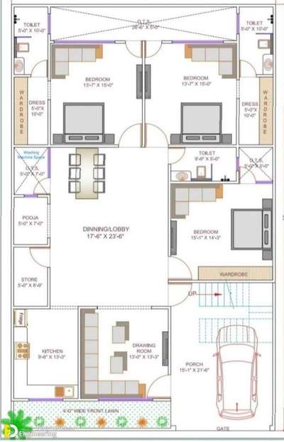 ₹1 स्क्वायर फीट में फ्लोर प्लान बनवाए 8871194779  #2d #2dplanning #FloorPlans  #planning