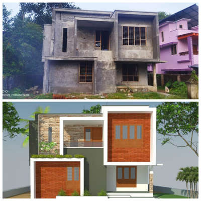 residence at perunna
 #Residencedesign  #Contractor  #ContemporaryHouse  #kerala_architecture  #plastering