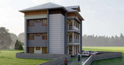 Proposed Apartment building @Perumbavoor, India
#Area -4704 Sq.ft
#3Dwellingunitperfloor
#3floor
#3bhk
#Kitchen
#Dining/Living
#workarea
#drawingroom