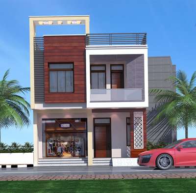 exterior elevation design 
 #exterior_Work  #exteriors  #exteriordesing  #InteriorDesigner