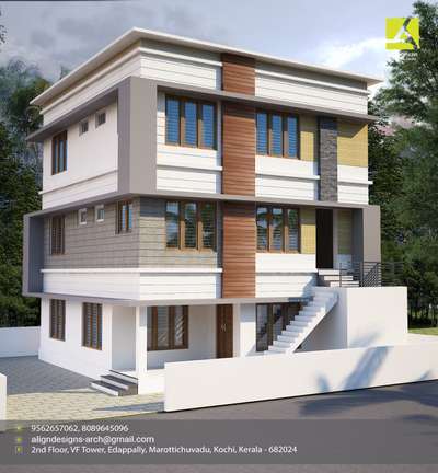 Proposed Residential Building at
Kakkanad
ALIGN DESIGNS 
Architects & Interiors
2nd floor,VF Tower
Edapally,Marottichuvadu
Kochi, Kerala - 682024
Phone: 9562657062