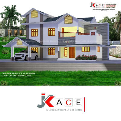Experience architectural elegance with JK Ace homes. Every elevation tells a story of craftsmanship and design excellence. #JKAceHomes #ArchitecturalElegance  #3d