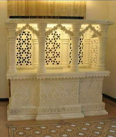 makrana marble home temple🕌 contact me 9588849096 #temple #mandir #marbles #makranamarble #Poojaroom