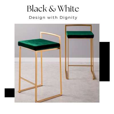 Transform your home into haven! Avail 20% OFF + Special Incentives on Premium Furniture!

Sapphire green and gold create glamour and elegance to complement the sleek silhouettes of each in this set of two metal counter stools.

Additional Info:

Plush foam cushions and clean, precise silhouettes define this delightful set of two metal counter stools. From the crafters at Black&White Crafts India.
#interiordesign #homedecor #stools #handicrafts 
Set of 2 counter stools. Each is 31" high x 17 1/2" wide x 16" deep. Backrest is 4 1/4" high. 19" high from seat to footrest. Each holds up to 250 lbs. Weighs 10.5 lbs. each.
Seat back angle is 92 degrees. Seating area is 27" high from the floor x 15 1/2" wide x 15 1/2" deep.
WhatsApp: +918218383370